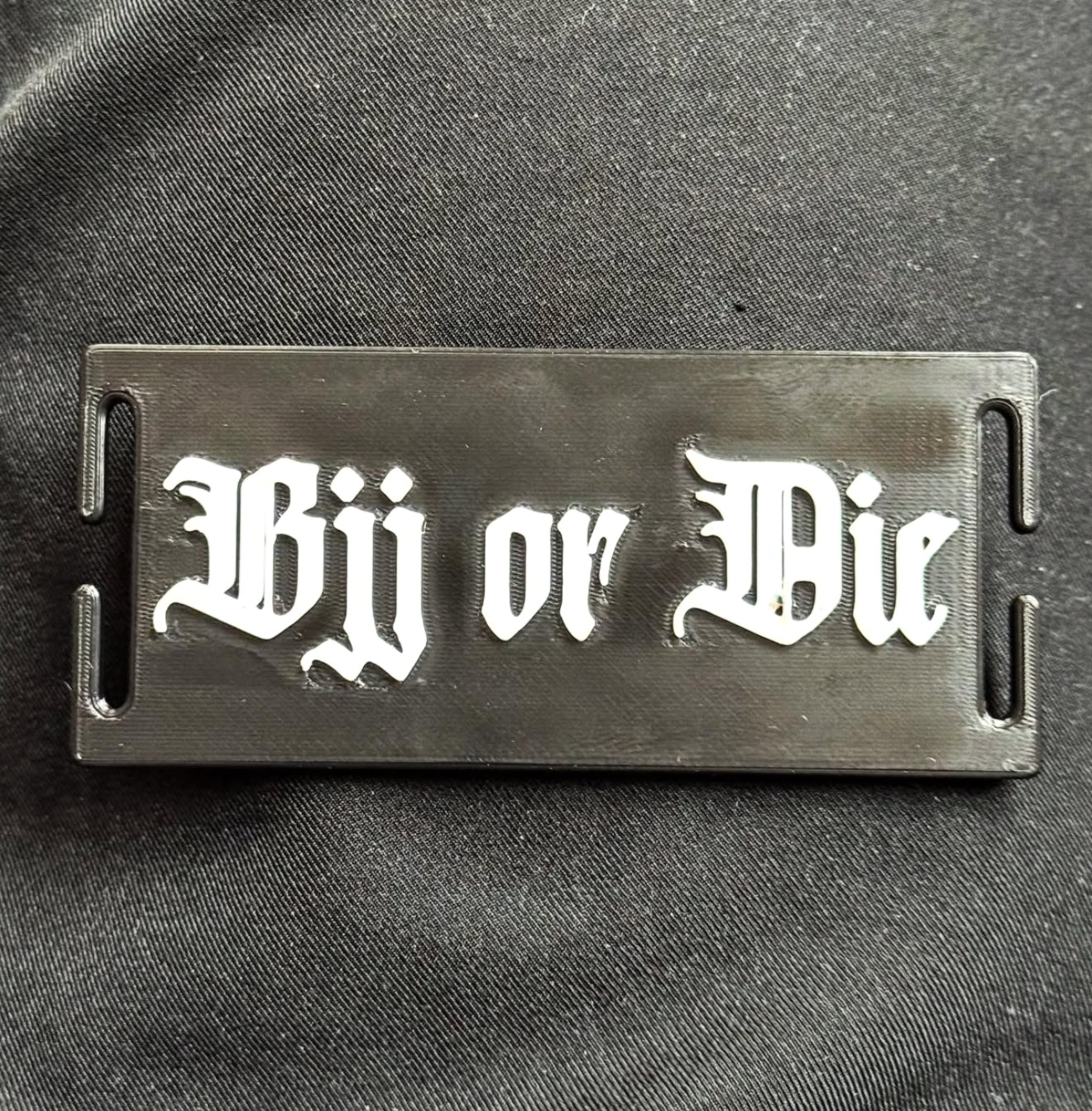 PLACA MOLLE BJJ OR DIE