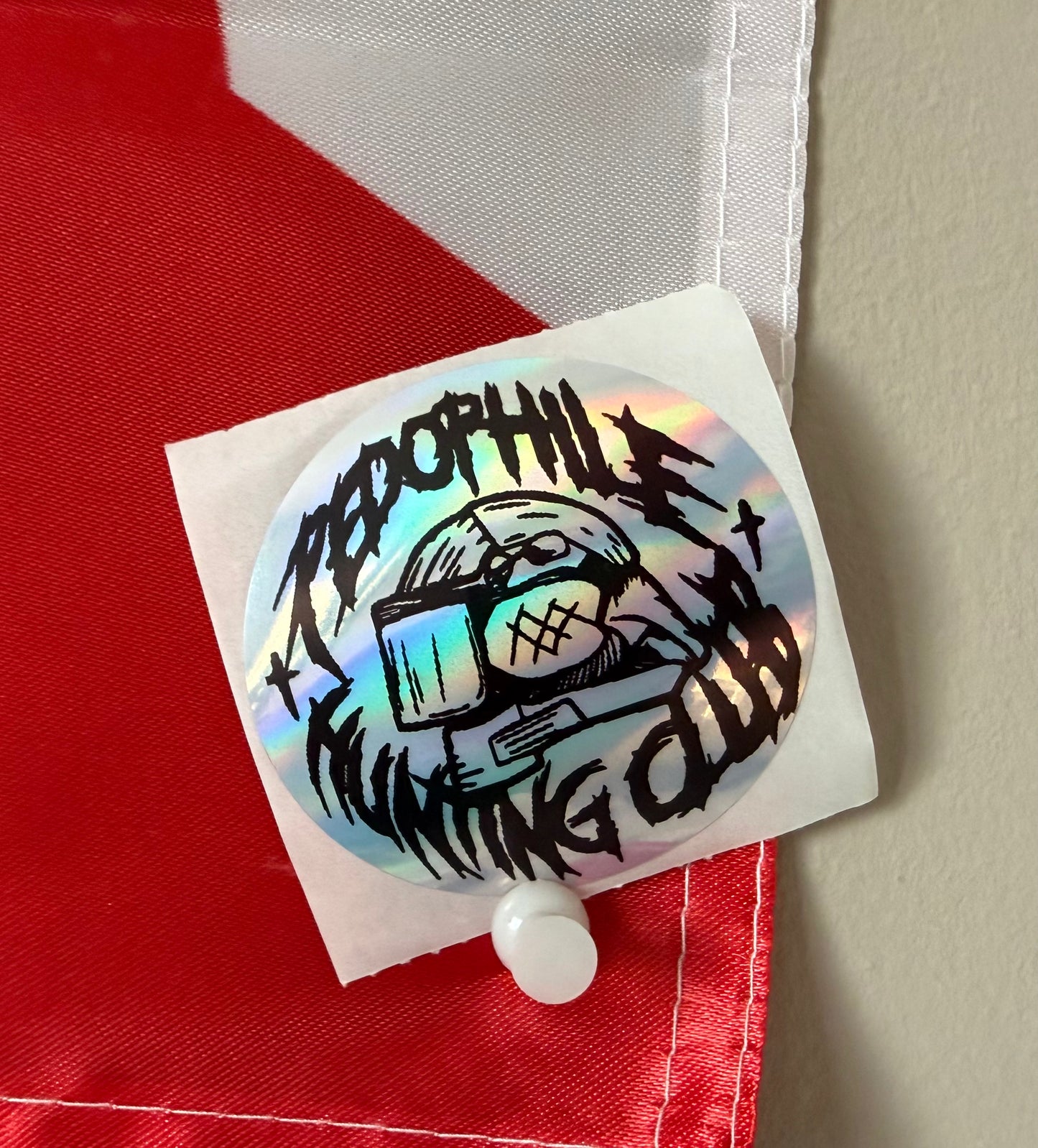 PEGATINA HOLOGRÁFICA PDP HUNTING CLUB