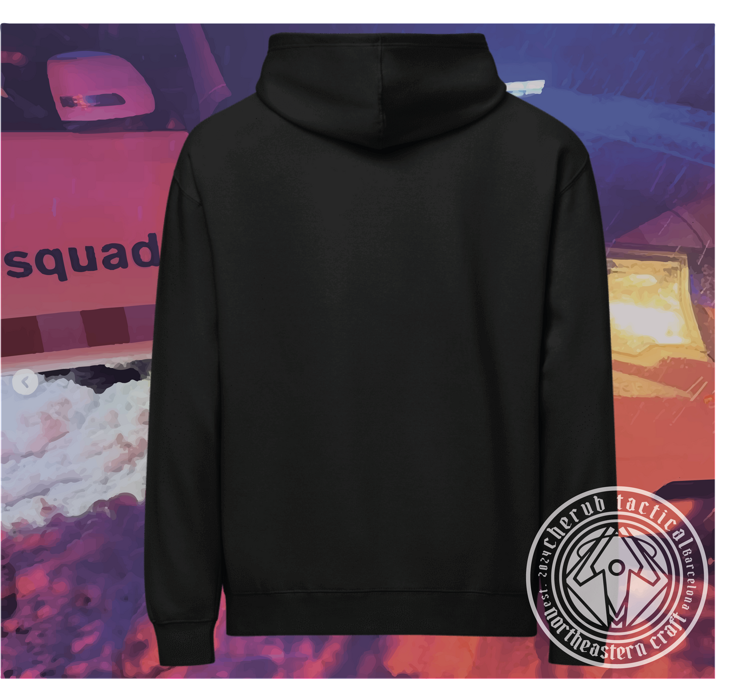 SUDADERA NEON CHERUB